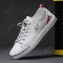 Casual Shoes - Flat Casual Handmade Men's Shoes Personality Korean Style All-match Driving Shoes