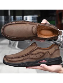 Men Leather Comfy Casual Shoes