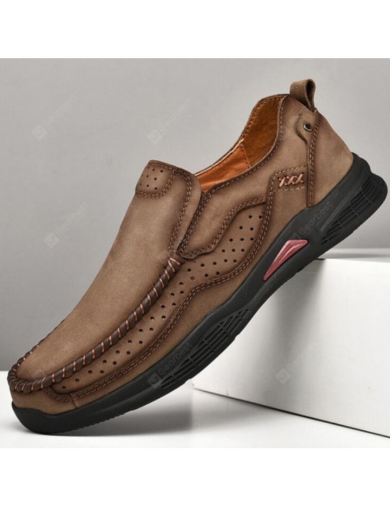 Casual Shoes - Men Leather Comfy Casual Shoes