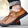 Casual Shoes - Men's Handmade Casual Shoes Large Size Durable Driving Footwear