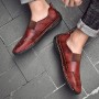 Flats & Loafers - Large Size Sewing Sole Handmade Men Casual Shoes