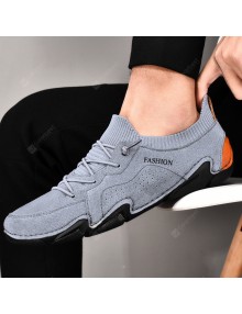 Men Pigskin Materials Casual Flat Shoes