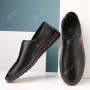 Men Shoes Casual Korean Style Sports Soft Leather Shoes Comfortable To Drive