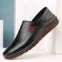Men Shoes Casual Korean Style Sports Soft Leather Shoes Comfortable To Drive