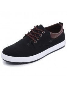 Men's Casual Durable Canvas Shoes Lace-up