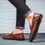 Flats & Loafers - Men's Leather Peas Shoes Lazy Trend