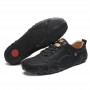 Flats & Loafers - Men's Soft Sole Casual Leather Lazy Shoes Large Size Peas Shoes