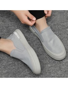 Summer Men's Canvas Shoes Ice Silk Cloth Trendy All-match Casual Men's Breathable Sneakers