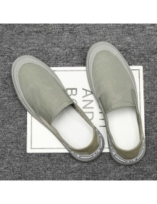 Summer Men's Canvas Shoes Ice Silk Cloth Trendy All-match Casual Men's Breathable Sneakers