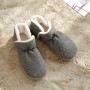 The All-inclusive Winter Thick Soft Bottom Cotton Slippers With Non-slip Heel Men And Women Home Home Warm Plush Cotton Shoes Couple