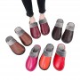 Ms. Male Leather Slippers Home Flooring Slippers Home Slippers Solid Color Lint