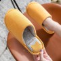 2020 Female Autumn And Winter Home Cotton Slippers Warm Home Non-slip Soft-soled Slippers Plush Couple Male