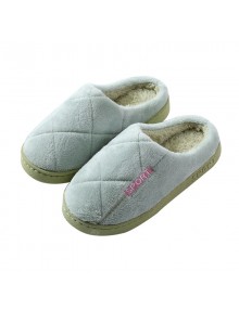 2020 Winter Female Cotton Slippers Home Package With Non-slip Wool Slippers Home Cute Couple Male Autumn And Winter