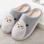 2020 Winter Warm Cotton Slippers Couple Anti-skid Slippers Home Cotton Trailer Plaid