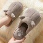 Catlike Woman Winter Home Cotton Slippers Couple Cute Cartoon Plush Home Warm Month Of Autumn And Winter Shoes Men
