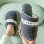 Cotton Slippers Female Cartoon Cute Plush Package With Heavy-bottomed Winter Home Home Korean Couple Male Autumn And Winter Days