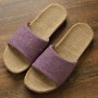 Flax Slippers Women Home Fashion Spring And Summer Male And Female Couple Slip Flooring Hemp Slippers