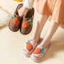 Ms. Autumn And Winter Seasons Cotton Slippers Home Floor With Heavy-bottomed Non-slip Slippers Male Couple Warm Shoes Month