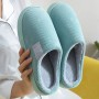 Non-slip Heavy-bottomed Female Cotton Slippers Home Autumn And Winter Warm Fluff Cute Couple Male Cotton-padded Shoes Winter Home