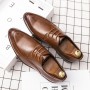 Dress Shoes - British Style Men's Lace-up Business Shoes Large Size