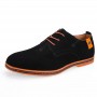 Dress Shoes - Business Casual Men's Matte Suede Shoes with Oxford Sole Male Shoes