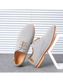 Business Casual Men's Matte Suede Shoes with Oxford Sole Male Shoes
