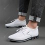 Dress Shoes - Men's All-match Leather Shoes Casual Trend Sports Shoes
