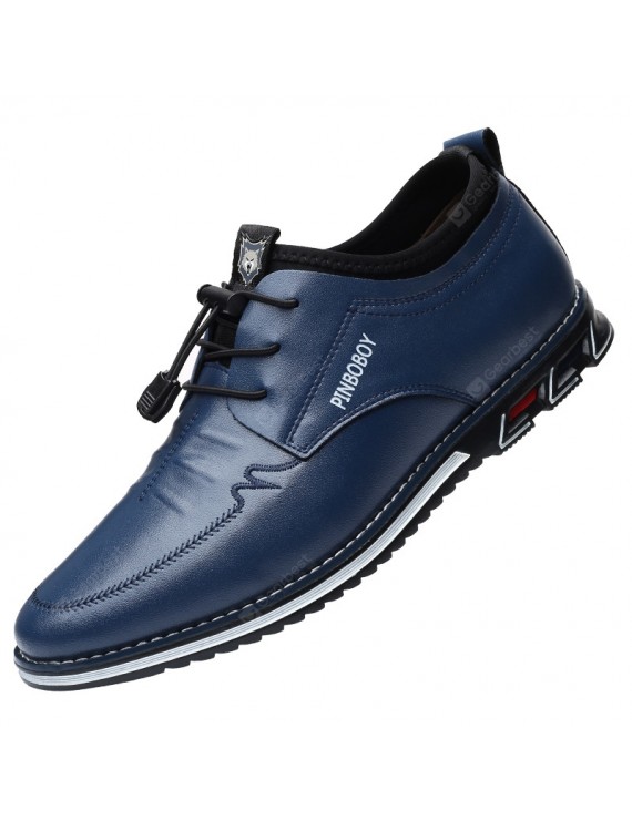 Dress Shoes - Men's All-match Leather Shoes Casual Trend Sports Shoes