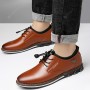 Dress Shoes - Men's Casual Lace-up Driving Shoes Fashion Business Shoes