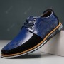 Dress Shoes - Men's Fashion Business Casual Leather Shoes Lace Up Soft Shoes