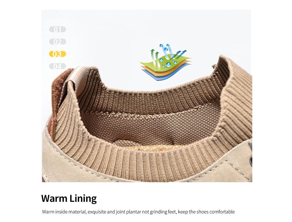 Men Pigskin Materials Casual Flat Shoes Outdoor Tide All-match Peas Shoes Large Size Soft Bottom Breathable Footwear - Gray EU 47