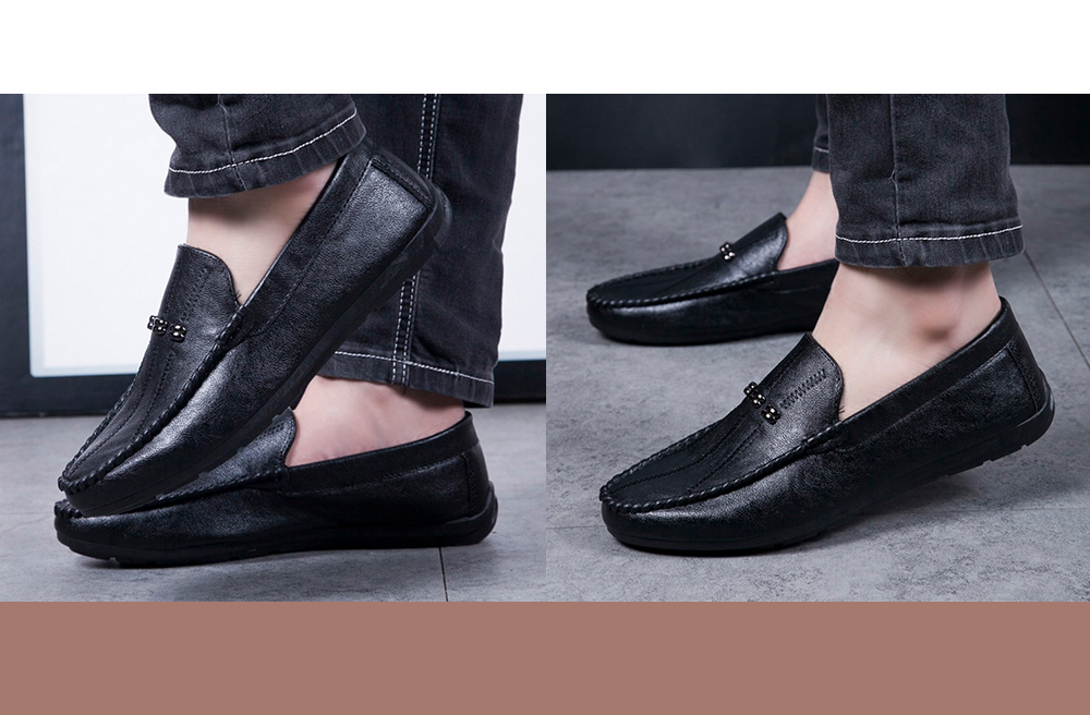 Men's Classic Slip-on Flat-bottomed Casual Shoes