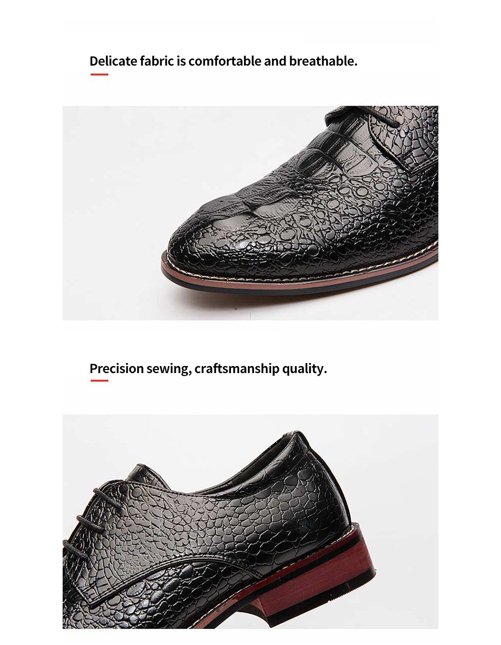 Large Size Men's Business Dress Shoes - Black EU 39 Delicate fabric is comfortable and breathable. Large Size Men's Business Dress Shoes - Black EU 39 Delicate fabric is comfortable and breathable.