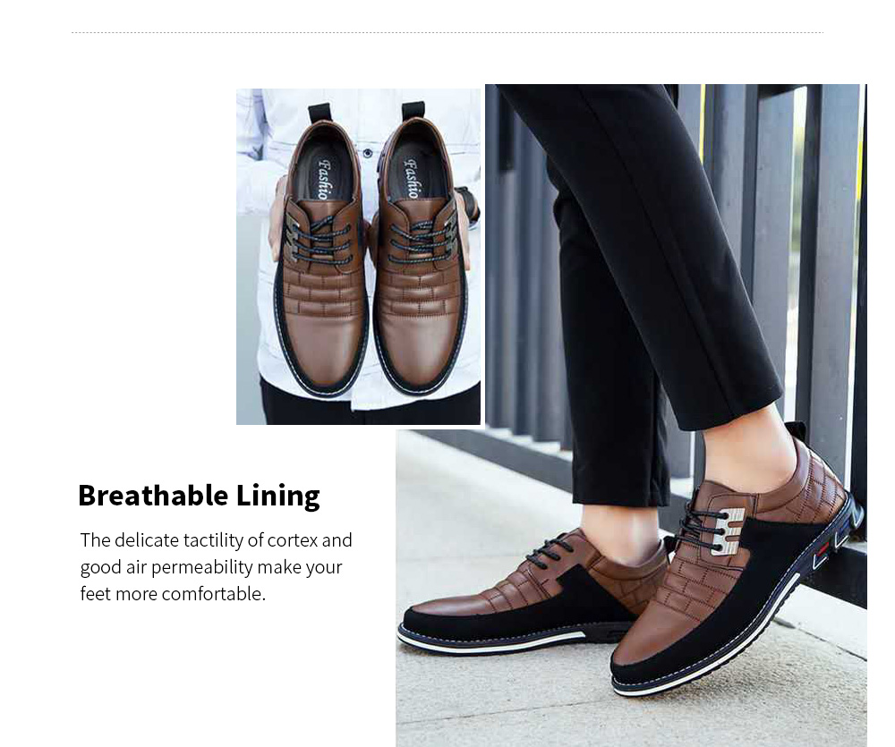 2020 Luxury Casual Men's Comfortable Business Slip on Shoes Lining