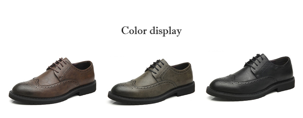 Autumn Carved Brogue Shoes color