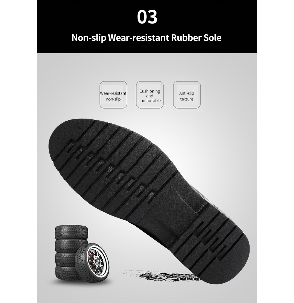 Spring and Summer Breathable Men's Lace-up Business Shoes - Black 39 Non-slip Wear-resistant Rubber Sole